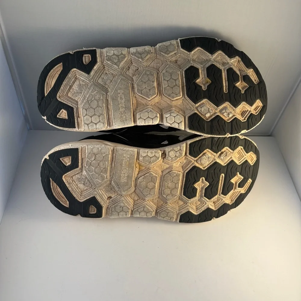 Hoka One One U Clifton L Athletics Black White Shoe‎ 1160050-ONL M 7.5 W 8.5